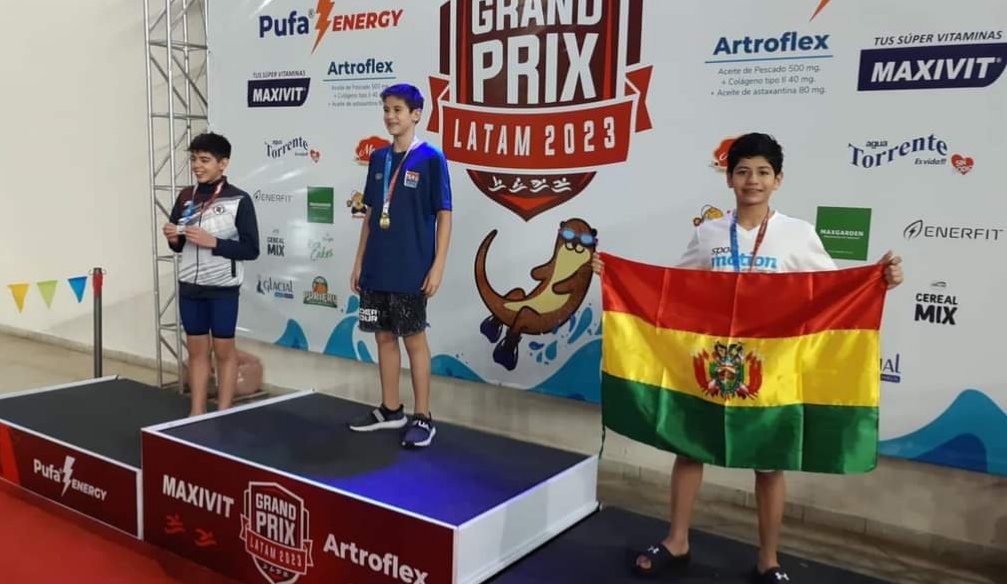 Sebastián Ferrufino ganó cuatro medallas en el Grand Prix Latam de